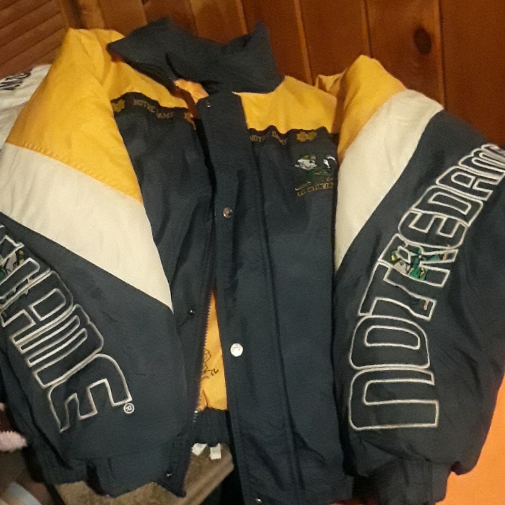 Vintage Notre Dame Starter Jacket